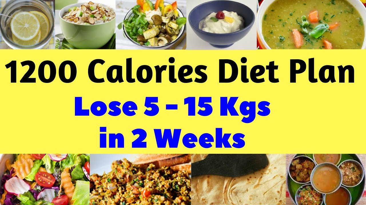 Diet Chart For Weight Loss in 7 days (Upto 10 kgs in 10 days) | 1200